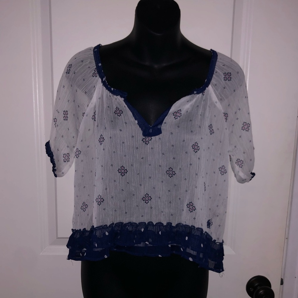 Abercrombie flowy shirt
